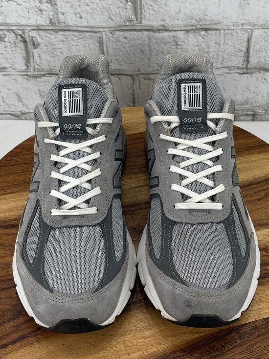 New Balance 990v4 Mens Sz. 11 2E Wide Grey Silver Running Shoes Made in USA main image 8